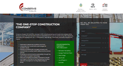 Desktop Screenshot of conserveinfra.com