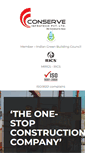 Mobile Screenshot of conserveinfra.com